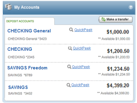 gecu banking accounts transfer help